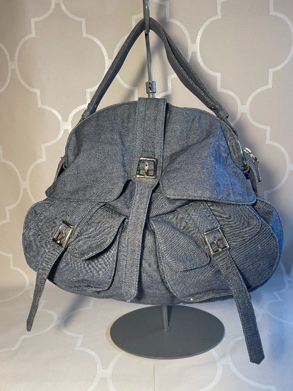 Bulga Denim Helmet Saddlebag – Y2K Vintage It Bag